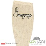 Łopatka bukowa, grawerowana SMACZNEGO