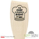 Łopatka bukowa, grawerowana CHEF U05