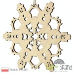 Eko Zawieszka świąteczna BAŁWANKI P27 ze sklejki drewnianej