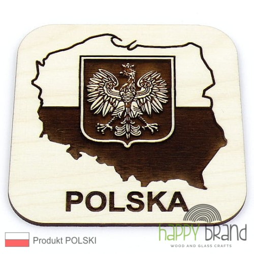 mapa polski - podstawka 9MP