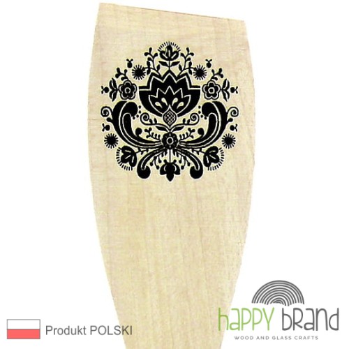 łopatka, szpatułka grawerowana - folk, wzór ludowy L09