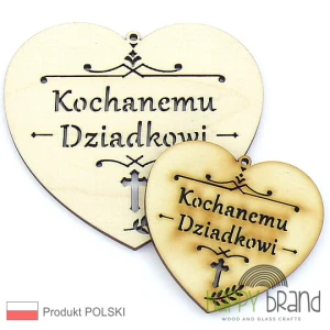 Zawieszka na znicz, wiązankę Kochanemu DZIADKOWI ZN04