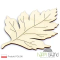 liść A16 naturalny kolor drewna - podkładka