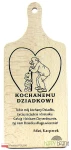 Deska z rączką dla DZIADKA z imionami wnucząt