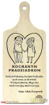 Deska z rączką dla PRADZIADKÓW z imionami wnucząt