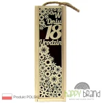 Pudełko na alkohol - 18 URODZINY