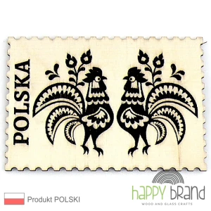 Magnes folk koguty łowickie - mocny neodymowy L11