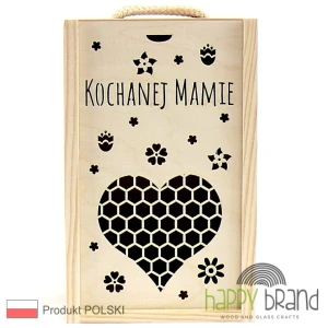 Pudełko na miód, konfiturę - KOCHANEJ MAMIE
