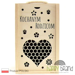 Pudełko na miód, konfiturę - KOCHANYM RODZICOM