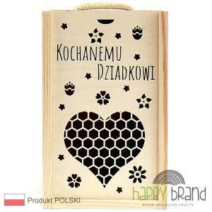 Pudełko na miód, konfiturę - KOCHANEMU DZIADKOWI