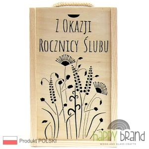 Pudełko na miód, konfiturę - Z OKAZJI ROCZNICY ŚLUBU