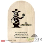 Grawerowana Deska/Obrazek ŻYD + grosik