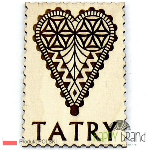 Magnes Serce TATRY - mocny neodymowy