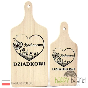 Grawerowana Deska z rączką dla DZIADKA