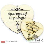 Zawieszka na znicz, wiązankę SPOCZYWAJ W POKOJU ZN11