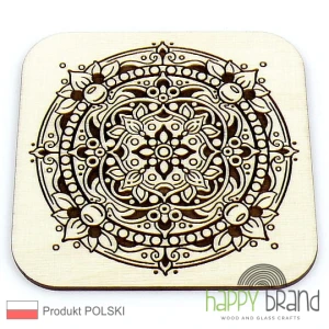 Grawerowana Podstawka Pod Kubek MANDALA M03
