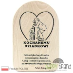 Deska/Obrazek dla DZIADKA z imionami wnucząt