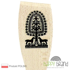 Łopatka bukowa, grawerowana FOLK L07