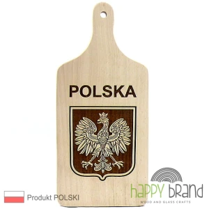 Grawerowana Deska z rączką GODŁO POLSKI
