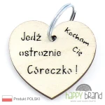Brelok SERCE dla CÓRKI