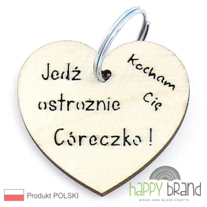 Brelok SERCE dla CÓRKI
