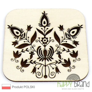 Grawerowana Podstawka Pod Kubek FOLK L04