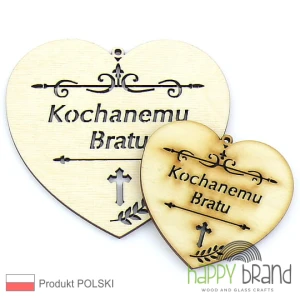 Zawieszka na znicz, wiązankę Kochanemu BRATU ZN10