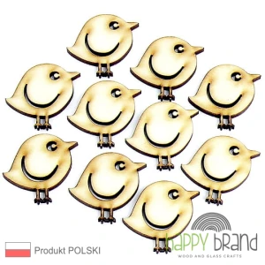 scrapki PISKLĘTA 15szt. sklejka