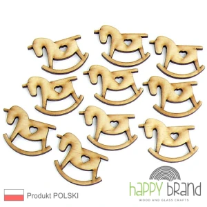 scrapki KONIK bujany 15szt. sklejka