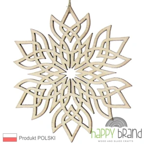 Eko Zawieszka świąteczna ŚNIEŻYNKA S11