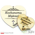 serce zawieszka na znicz - Kochanemu Mężowi