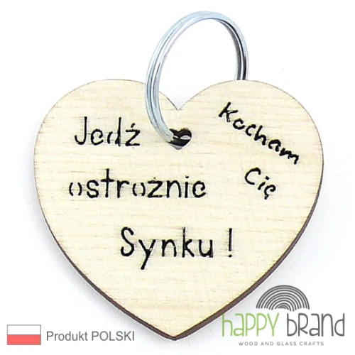 brelok serce dla Syna