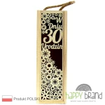 Pudełko na alkohol - 30 URODZINY