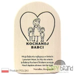 Deska/Obrazek dla BABCI z imionami wnucząt