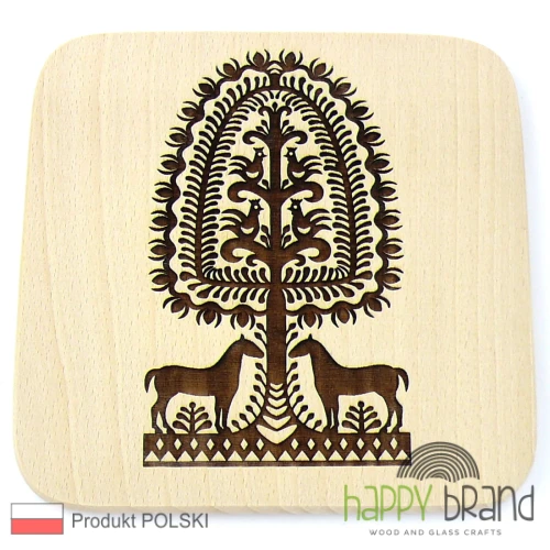 deska podkładka bukowa - folk L07