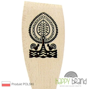 Łopatka bukowa, grawerowana FOLK L08