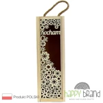 Pudełko na alkohol - KOCHAM CIĘ