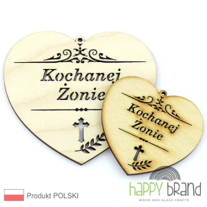 Zawieszka na znicz, wiązankę Kochanej ŻONIE ZN07